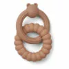 Herbert Bear Teething Ring Pink Liewood Design Baby