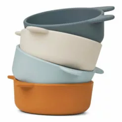 Iggy Silicone Bowls - Set of 4 Blue Liewood Design Children -Liewood Sales Shop iggy silicone bowls set of 4 blue liewood design children 2