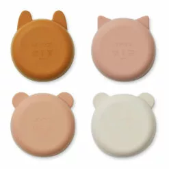 Iggy Silicone Bowls - Set of 4 Caramel Liewood Design Children -Liewood Sales Shop iggy silicone bowls set of 4 caramel liewood design children 1