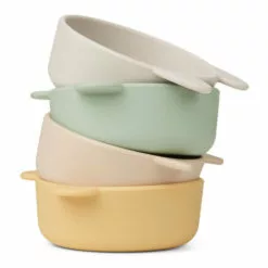Iggy Silicone Bowls - Set of 4 Pink Liewood Design Children -Liewood Sales Shop iggy silicone bowls set of 4 pink liewood design children 2