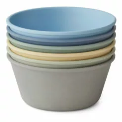 Irene PLA Bowls - Set of 6 Blue Liewood Design Children