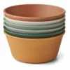 Irene PLA Bowls - Set of 6 Mustard Liewood Design Children