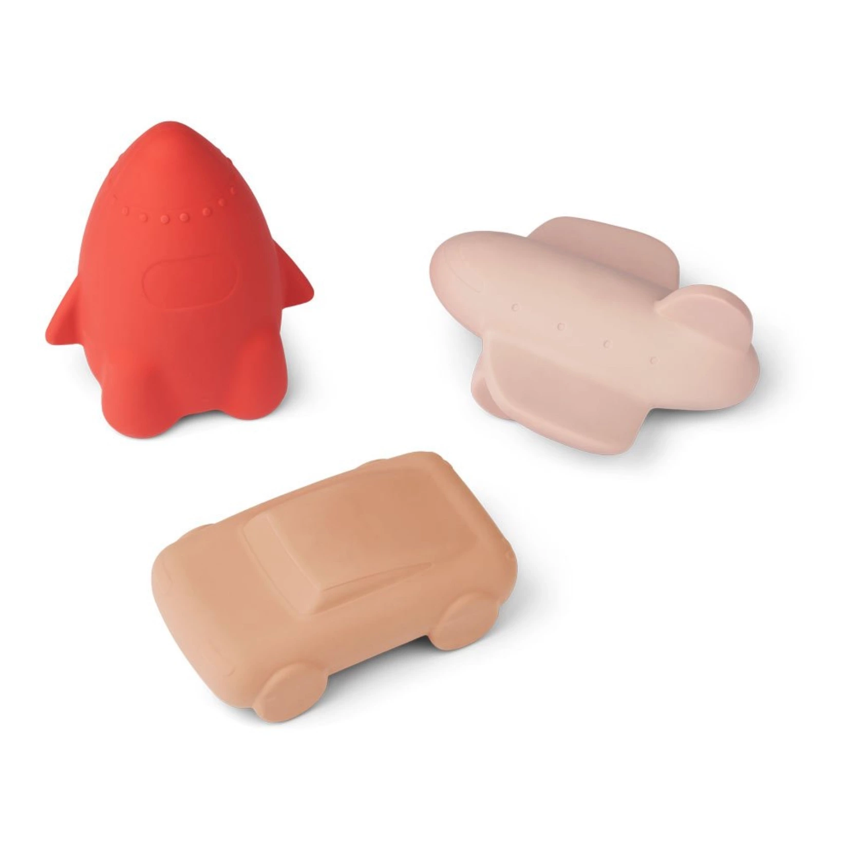 Jacob Natural Rubber Toys - Set of 3 Dusty Pink Liewood Toys and Hobbies Baby 1 Jacob Natural Rubber Toys - Set of 3 Dusty Pink Liewood Toys and Hobbies Baby
