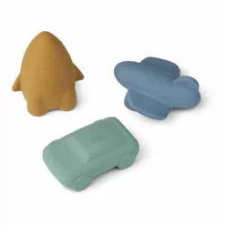 Jacob Natural Rubber Toys - Set of 3 Pale blue Liewood Toys and Hobbies Baby