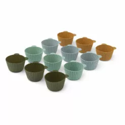 Jerry Silicone Cupcake Moulds - Set of 12 Green Liewood Design Children