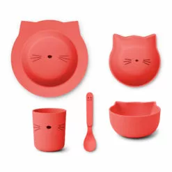 Joana PLA Dinnerware Set - set of 4 Red Liewood Design Children