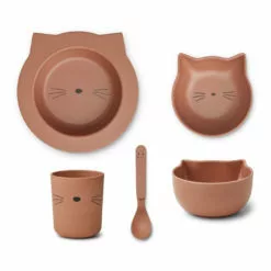 Joana PLA Tableware Set - 4 pieces Pink Liewood Design Children