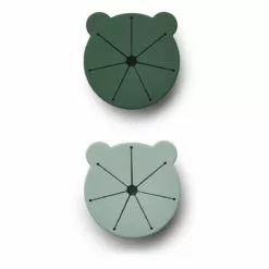 Kelly Snack-box - Set of 3 Green Liewood Design Children