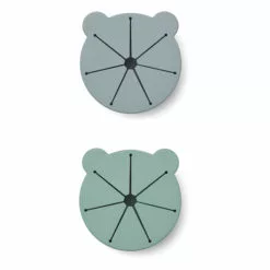 Kelly Snack Containers - Set of 2 Blue Liewood Design Children