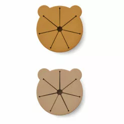 Kelly Snack Containers - Set of 2 Caramel Liewood Design Children