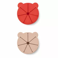 Kelly Snack Containers - Set of 2 Red Liewood Design Children