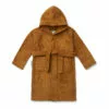 Lake Organic Terry Cloth Bathrobe Caramel Liewood Design Children