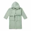 Lake Organic Terry Cloth Bathrobe Grey blue Liewood Design Children