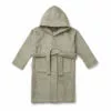 Lake Organic Terry Cloth Bathrobe Grey Liewood Design Children
