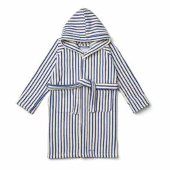 Leo Organic Cotton Bathrobe Royal blue Liewood Design Children
