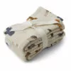 Lewis Safari Organic Muslin Cloths - Set of 2 Sand Liewood Design Baby