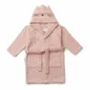 Lily Cat Organic Cotton Terry Cloth Bath Robe Pink Liewood Design Children