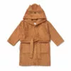 Lily Cat Organic Terry Cloth Bathrobe Camel Liewood Design Children