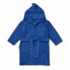 Lily Dinosaur Organic Terry Cloth Bathrobe Royal blue Liewood Design Children