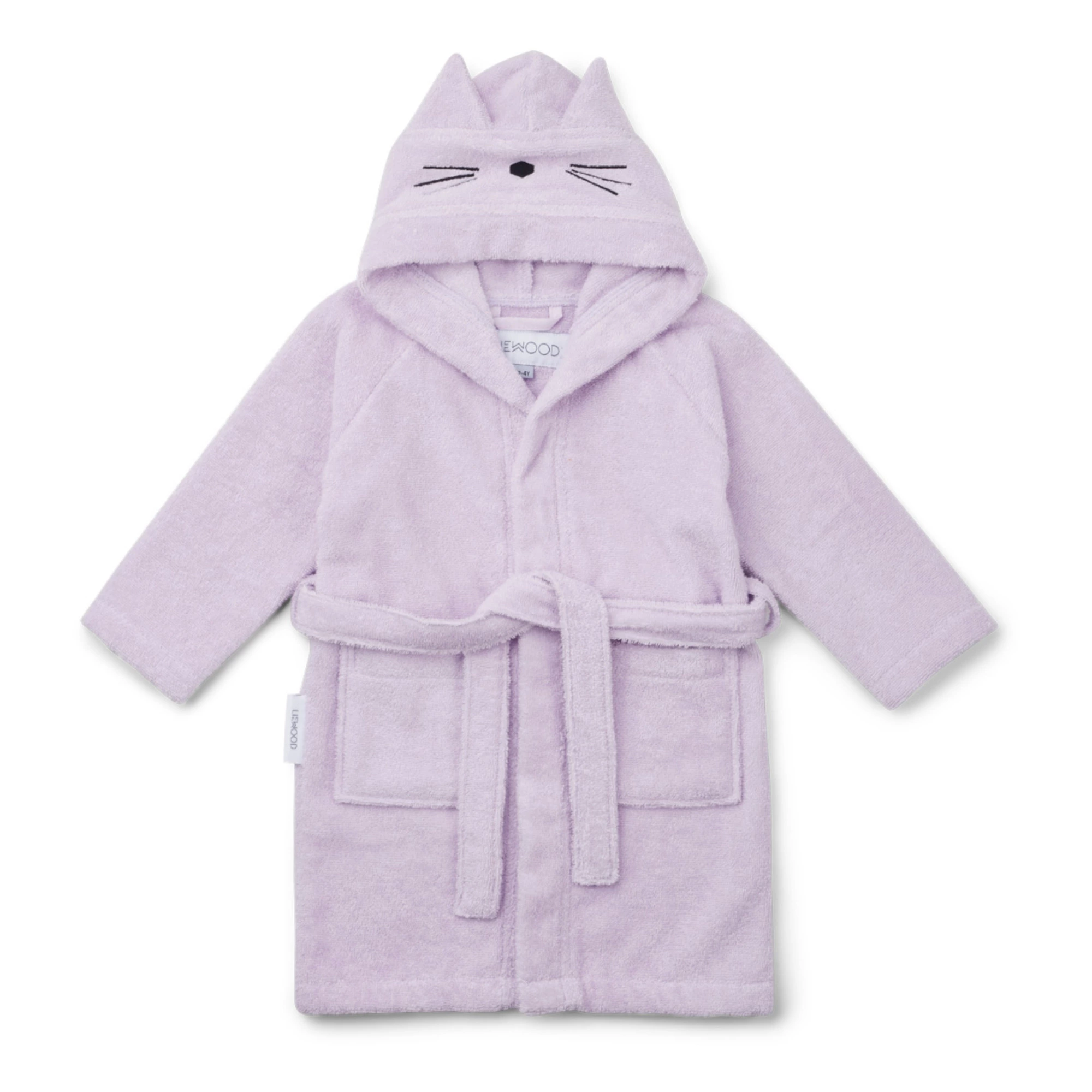 Lily Organic Cotton Terry Cloth Bathrobe Lavender Liewood Design Children 1 Lily Organic Cotton Terry Cloth Bathrobe Lavender Liewood Design Children