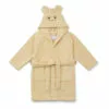 Lily Organic Cotton Terry Cloth Bathrobe Pale yellow Liewood Design Children