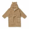Lily Organic Terry Cloth Bathrobe Beige Liewood Design Children
