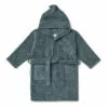 Lily Organic Terry Cloth Bathrobe Blue Liewood Design Children