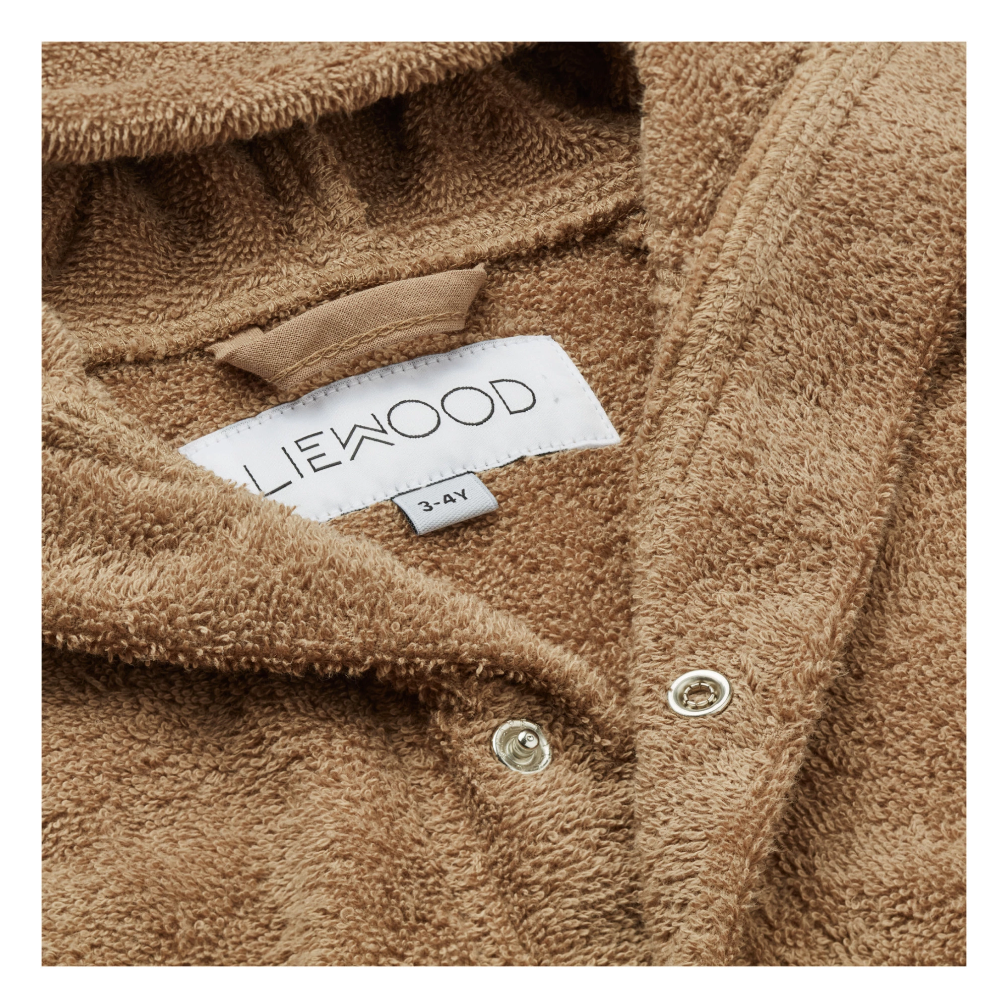 Lily Organic Terry Cloth Bathrobe Brown Liewood Design Children 2 Lily Organic Terry Cloth Bathrobe Brown Liewood Design Children - Image 2