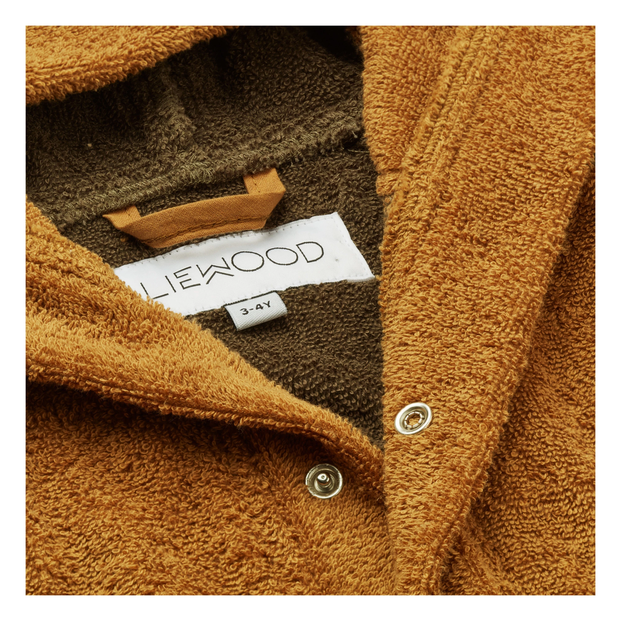 Lily Organic Terry Cloth Bathrobe Caramel Liewood Design Children 2 Lily Organic Terry Cloth Bathrobe Caramel Liewood Design Children - Image 2
