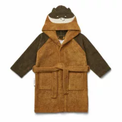 Lily Organic Terry Cloth Bathrobe Caramel Liewood Design Children