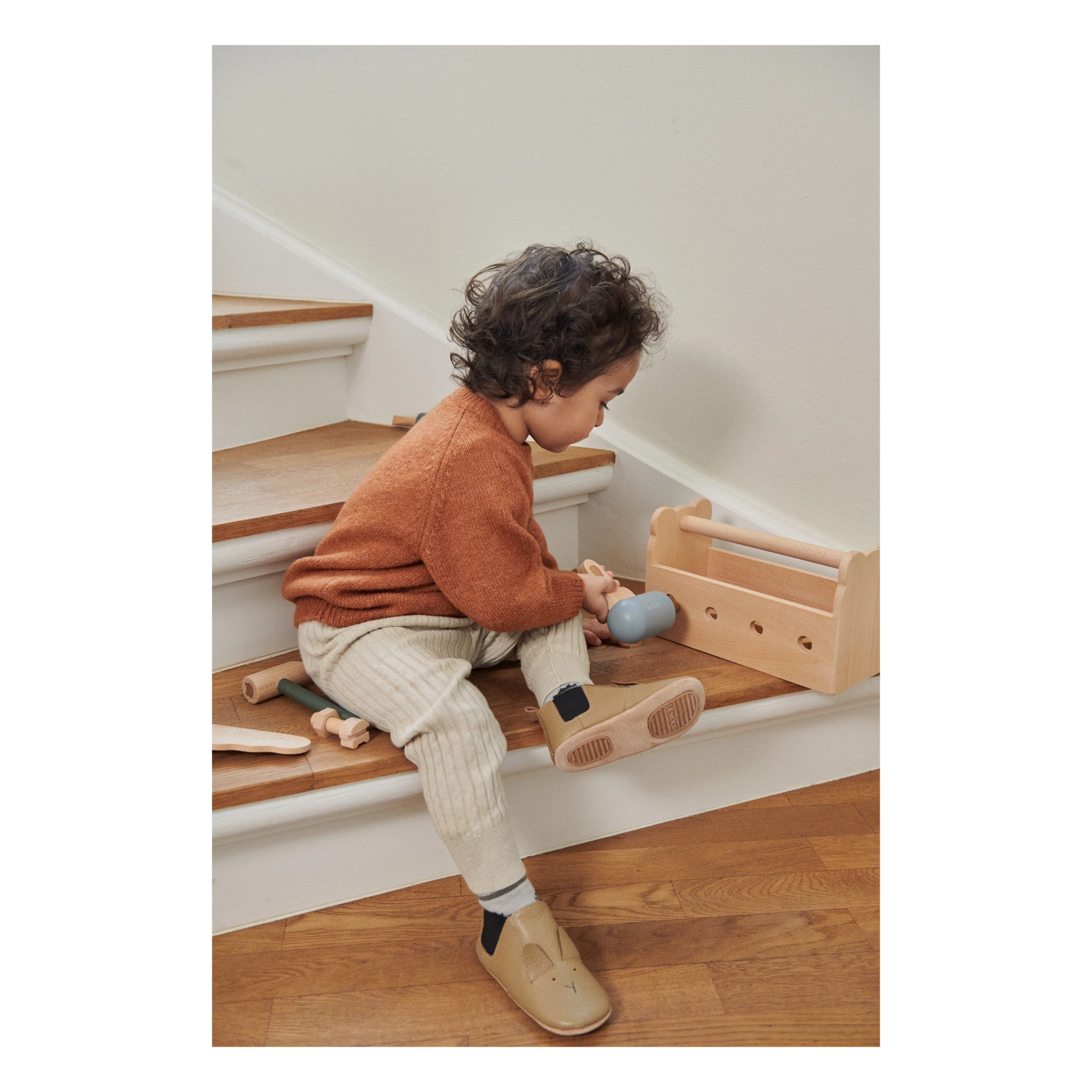 Luigi Wooden Tool Box Pale blue Liewood Toys and Hobbies Children 4 Luigi Wooden Tool Box Pale blue Liewood Toys and Hobbies Children - Image 4