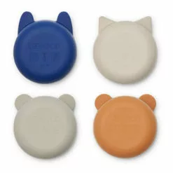 Malene Silicone Bowls - Set of 4 Navy blue Liewood Design Children -Liewood Sales Shop malene silicone bowls set of 4 navy blue liewood design children 2