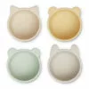 Malene Silicone Bowls - Set of 4 Pink Liewood Design Children