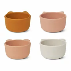 Malene Silicone Bowls - Set of 4 Pink Liewood Design Children -Liewood Sales Shop malene silicone bowls set of 4 pink liewood design children 6