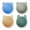 Malene Silicone Bowls - Set of 4 Green Liewood Design Children