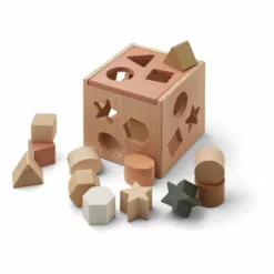 Mark Wooden Shape Finding Game Dusty Pink Liewood Toys and Hobbies Children