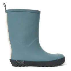 Mason Natural Rubber Fur-Lined Boots Grey blue Liewood Shoes Baby, Children