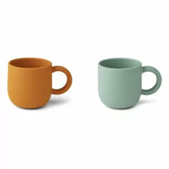 Merce Silicone Cups - Set of 2 Mint Green Liewood Design Children