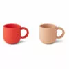 Merce Silicone Cups - Set of 2 Red Liewood Design Children