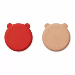 Merrick Silicone Plates - Set of 2 Red Liewood Design Children -Liewood Sales Shop merrick silicone plates set of 2 red liewood design children 2