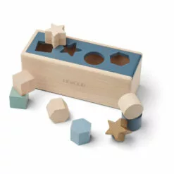 Midas Wooden Shape Sorter Box Liewood Toys and Hobbies Baby