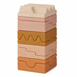 Morgan Stacking Tower Dusty Pink Liewood Toys and Hobbies Baby