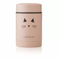 Nadja Cat Insulated Food Jar Pink Liewood Design Children