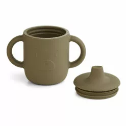 Neil Silicone Learning Cup Khaki Liewood Design Children -Liewood Sales Shop neil silicone learning cup khaki liewood design children 2