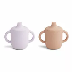 Neil Silicone Learning Cups - Set of 2 Lavender Liewood Design Baby