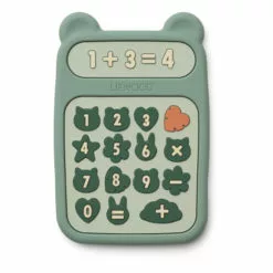 Niels Silicone Calculator Green Liewood Toys and Hobbies Baby
