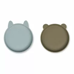 Olivia Plates - Set of 2 Blue Liewood Design Children