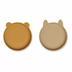 Olivia Plates - Set of 2 Caramel Liewood Design Children