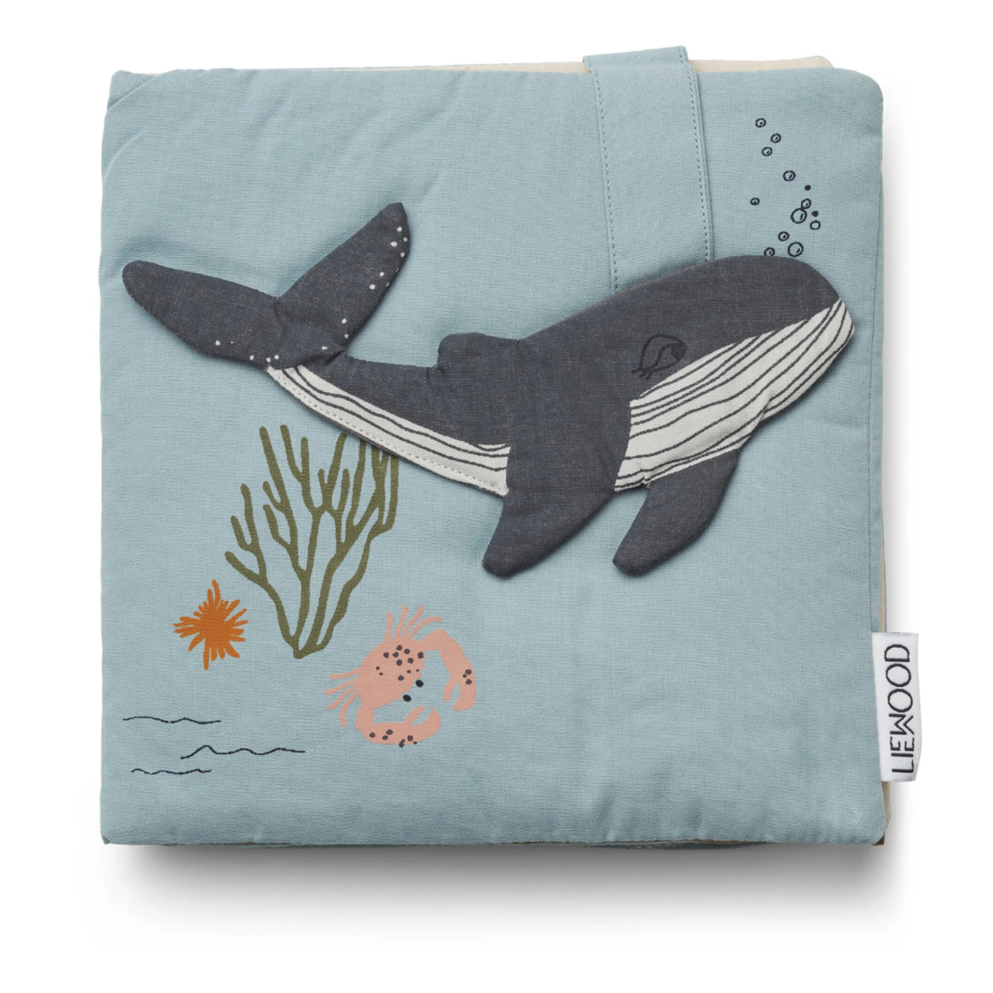 Organic Cotton Cloth Book Blue Liewood Toys and Hobbies Baby 1 Organic Cotton Cloth Book Blue Liewood Toys and Hobbies Baby