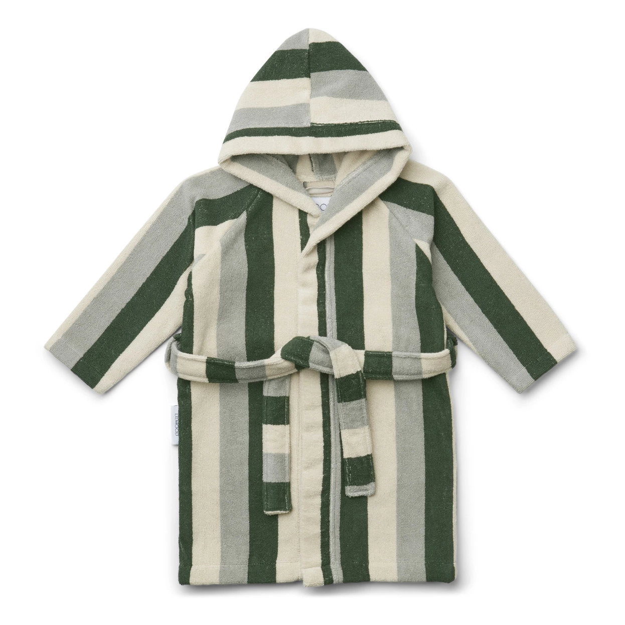 Organic Cotton Regie Bathrobe Dark green Liewood Design Children 1 Organic Cotton Regie Bathrobe Dark green Liewood Design Children